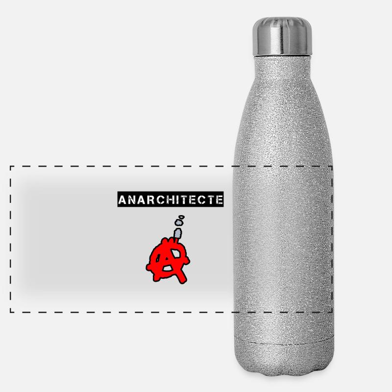 ANARCHITECTE - Jeux de Mots - Francois Ville Gourde isotherme panoramique pailletée 500 ml
