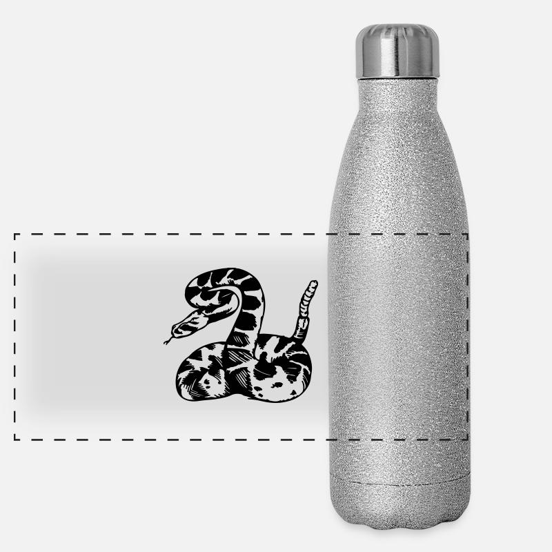 rattlesnake Panoramic Glitter Thermal Bottle 500 ml
