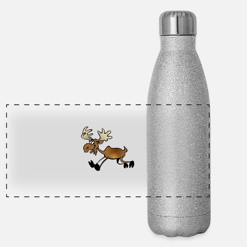 Elan Rennen Panorama Glitzer Isolierflasche 500 ml