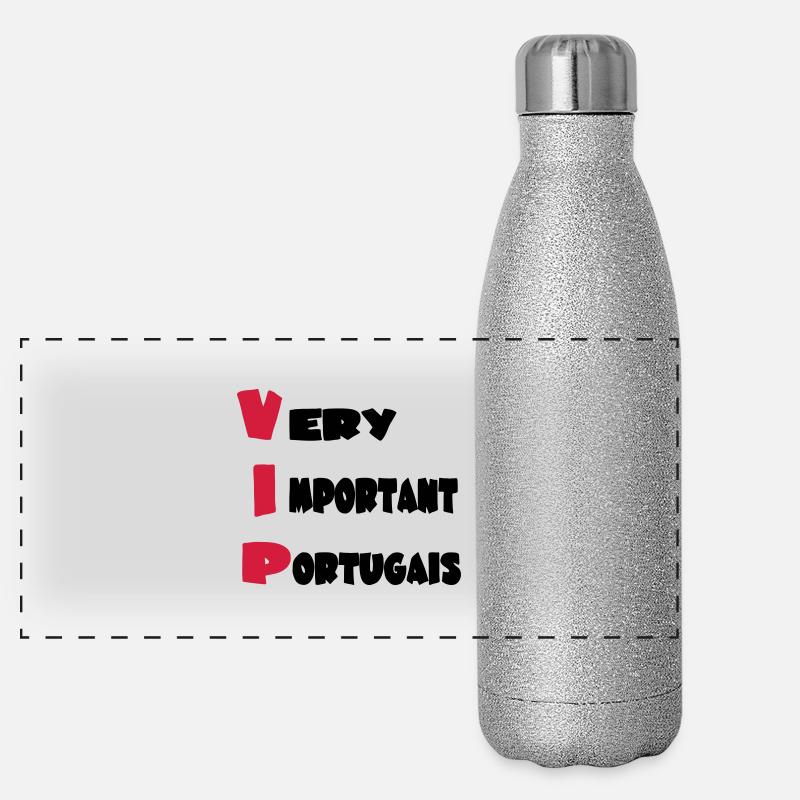Very important _portugais Gourde isotherme panoramique pailletée 500 ml