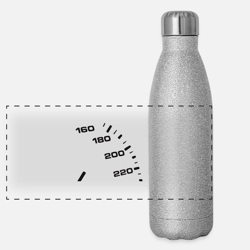 rage Gourde isotherme panoramique pailletée 500 ml