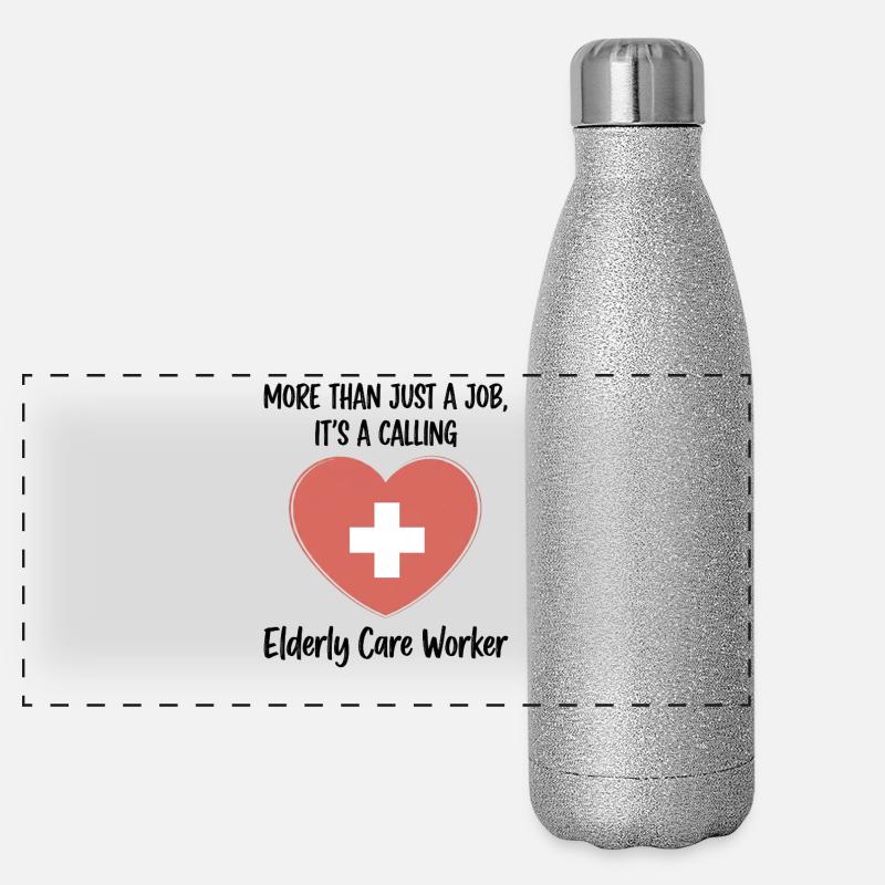 La vocation en soins gériatriques : plus qu’un emploi Gourde isotherme panoramique pailletée 500 ml