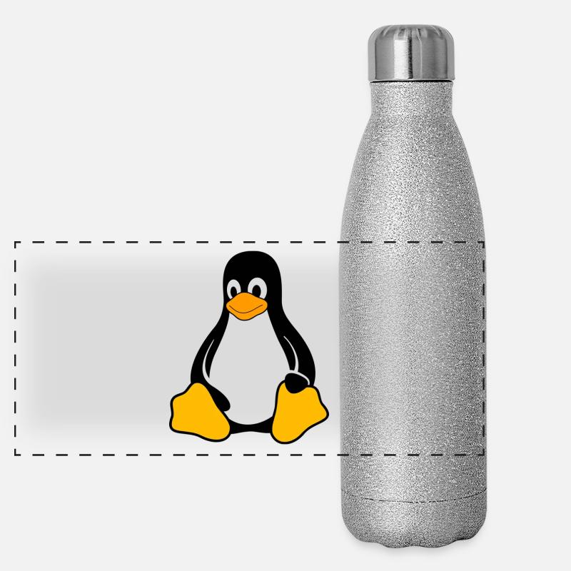 manchot Gourde isotherme panoramique pailletée 500 ml