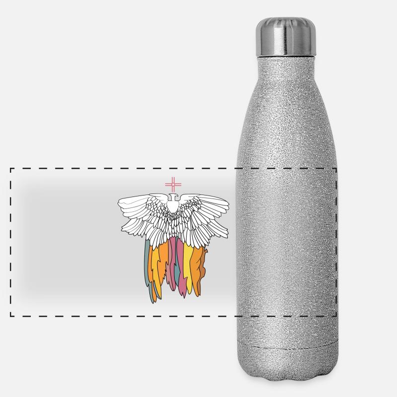 Adler Panorama Glitzer Isolierflasche 500 ml