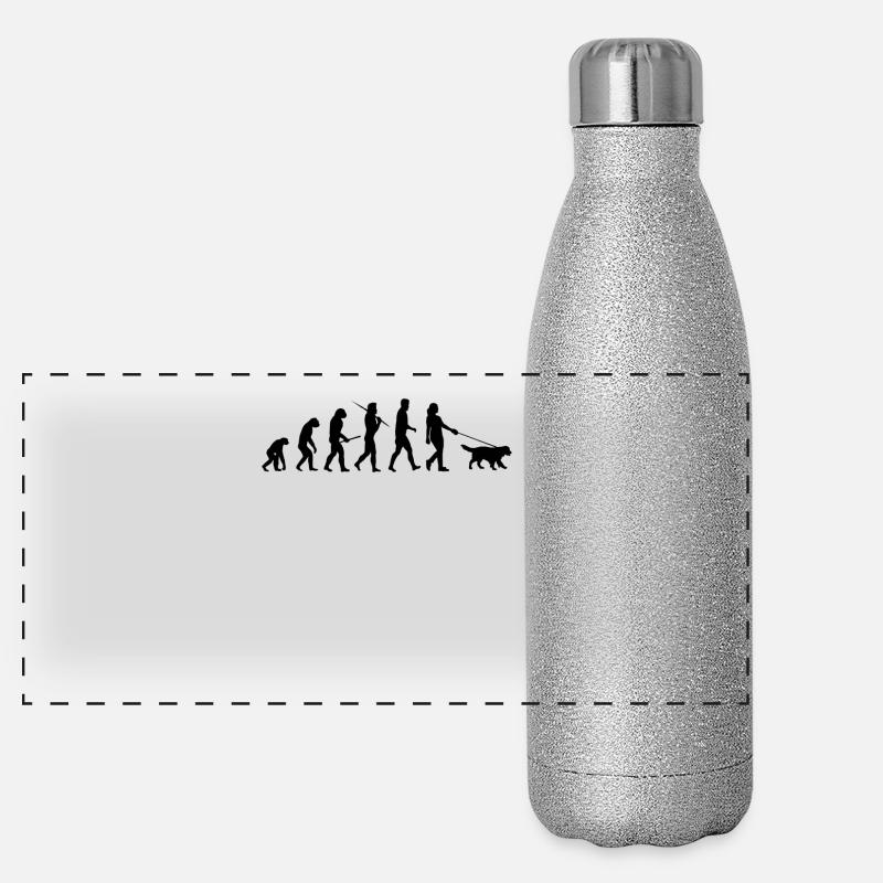 Evolution Dog Walking Gift Gourde isotherme panoramique pailletée 500 ml