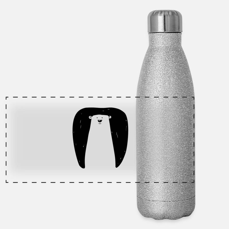Bear in cave Panoramic Glitter Thermal Bottle 500 ml