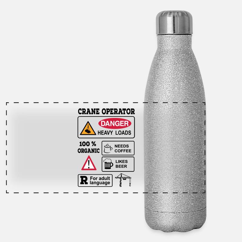 Grutier Gourde isotherme panoramique pailletée 500 ml