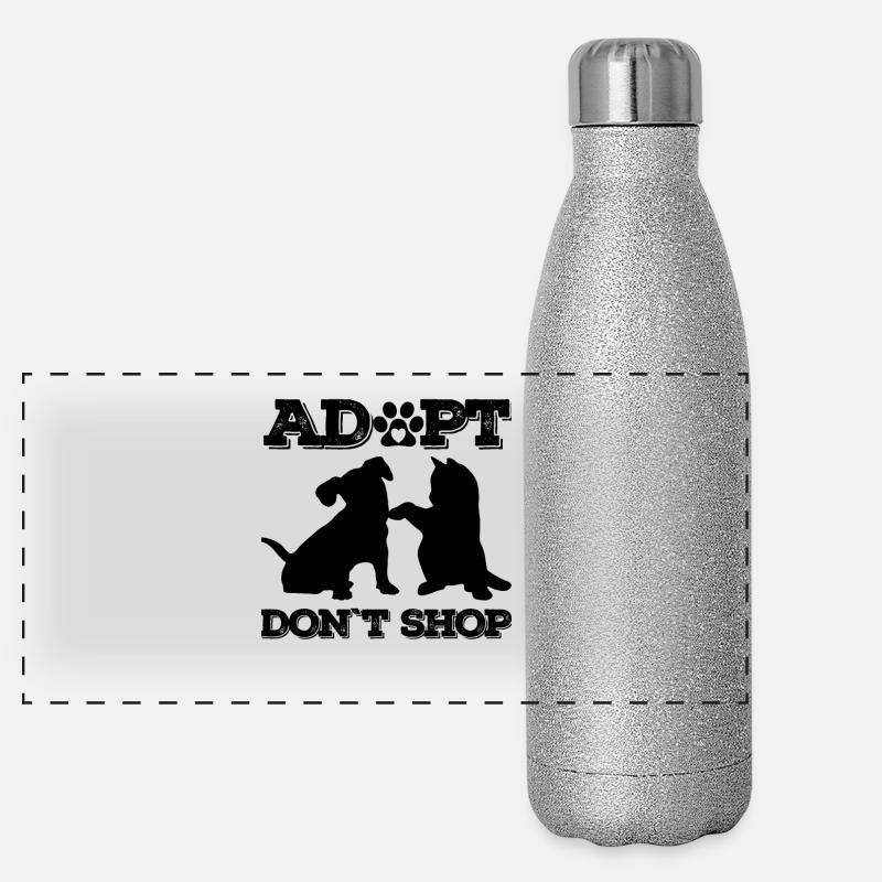 Adopt don't shop Panorama Glitzer Isolierflasche 500 ml