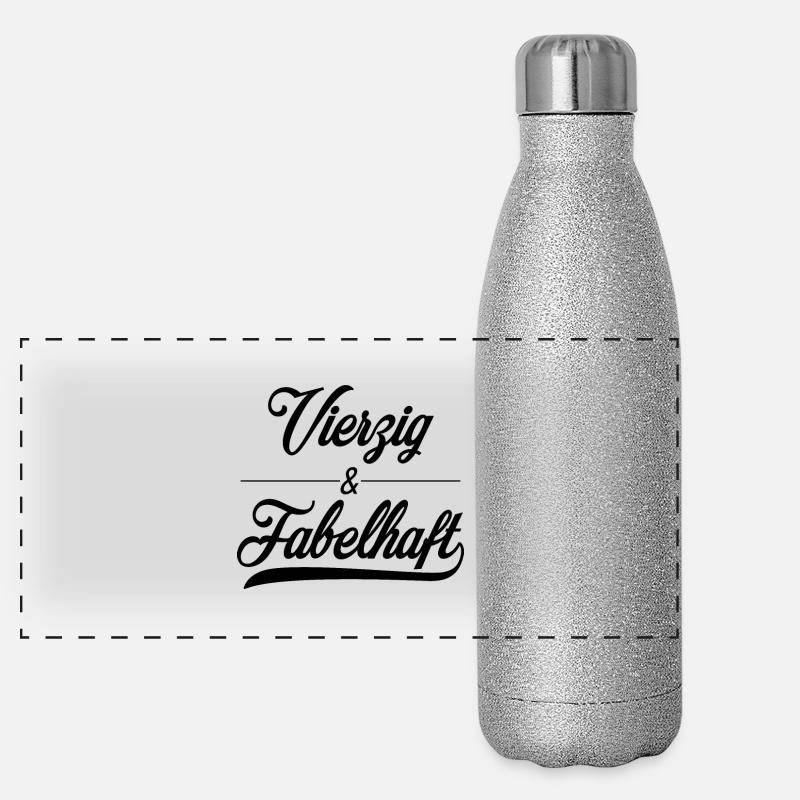 Fyrre Termoflaske i rustfrit stål med glimmer