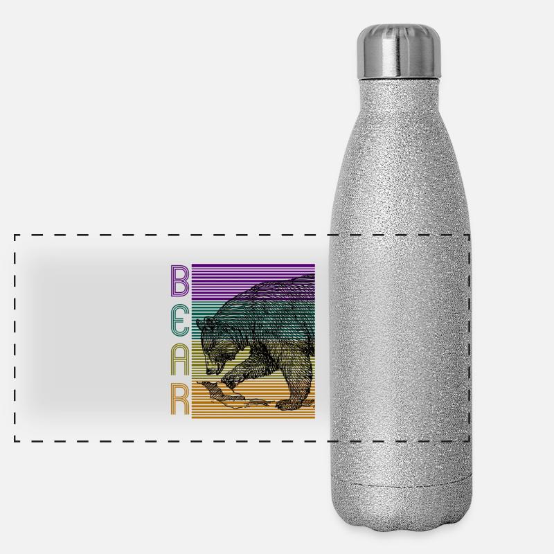 porter Gourde isotherme panoramique pailletée 500 ml