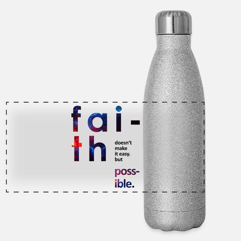 universo Thermos in acciaio inossidabile glitterato