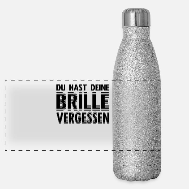 Pas de lunettes Gourde isotherme panoramique pailletée 500 ml