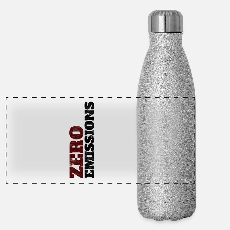 Zero emissions / electric driving / electric car Panoramic Glitter Thermal Bottle 500 ml
