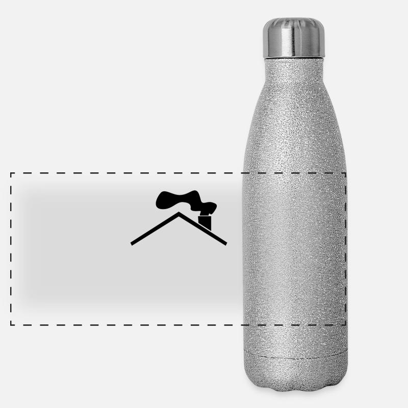 Toit - toit maison Gourde isotherme panoramique pailletée 500 ml
