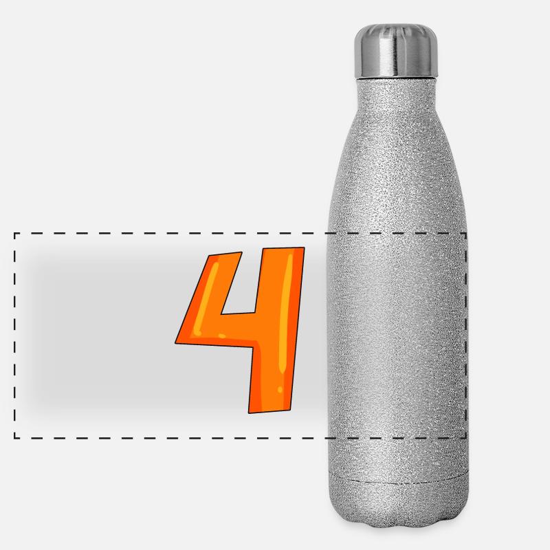 Quatre 4 Gourde isotherme panoramique pailletée 500 ml