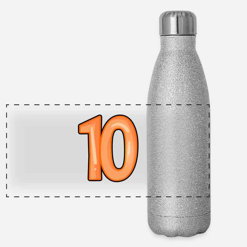 Numéro 10 Gourde isotherme panoramique pailletée 500 ml