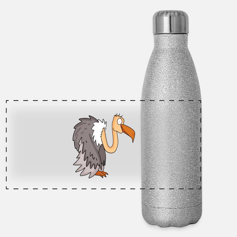 Geier Panorama Glitzer Isolierflasche 500 ml