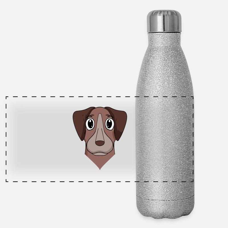 Pointer Dog Dog Panoramic Glitter Thermal Bottle 500 ml