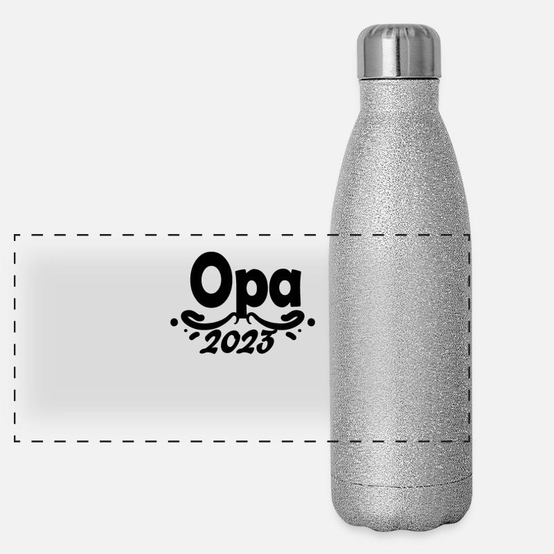Opa 2023 Panorama Glitzer Isolierflasche 500 ml