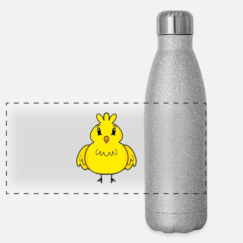 Canard Canin Canard Caneton Gourde isotherme panoramique pailletée 500 ml