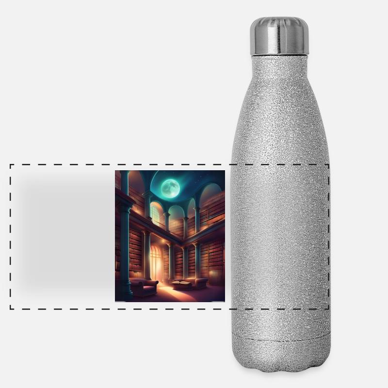 Fantasy library Panoramic Glitter Thermal Bottle 500 ml