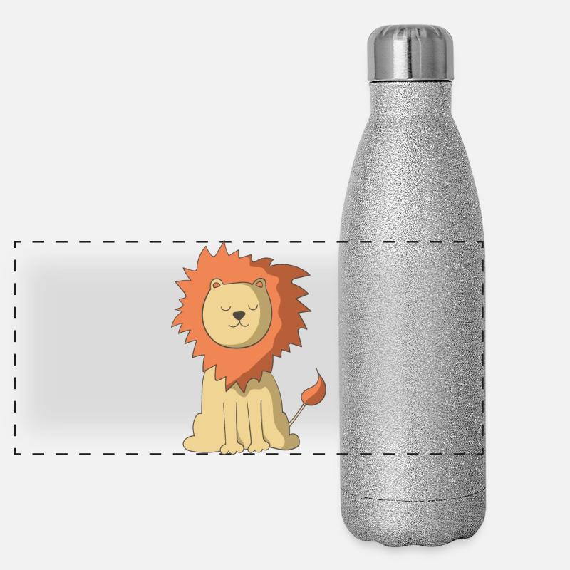 Lion Gourde isotherme panoramique pailletée 500 ml