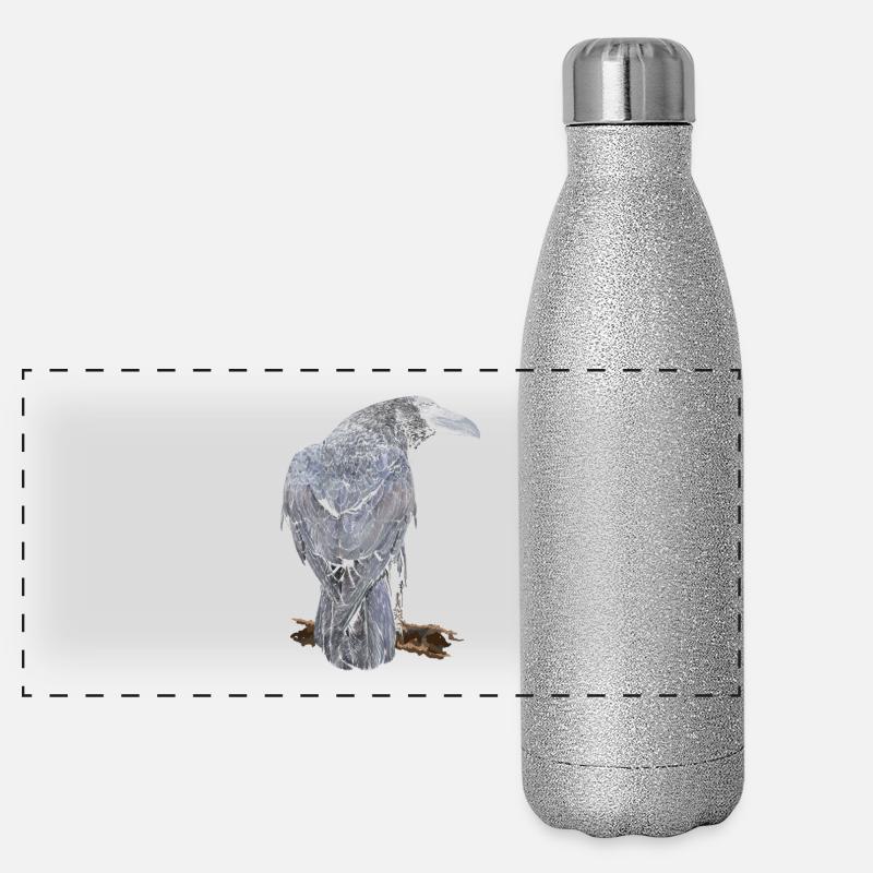 Crow Gourde isotherme panoramique pailletée 500 ml