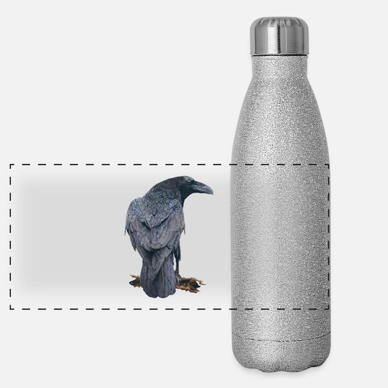 Crow Gourde isotherme panoramique pailletée 500 ml