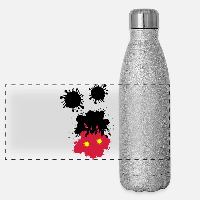 Maus-Spots Panorama Glitzer Isolierflasche 500 ml
