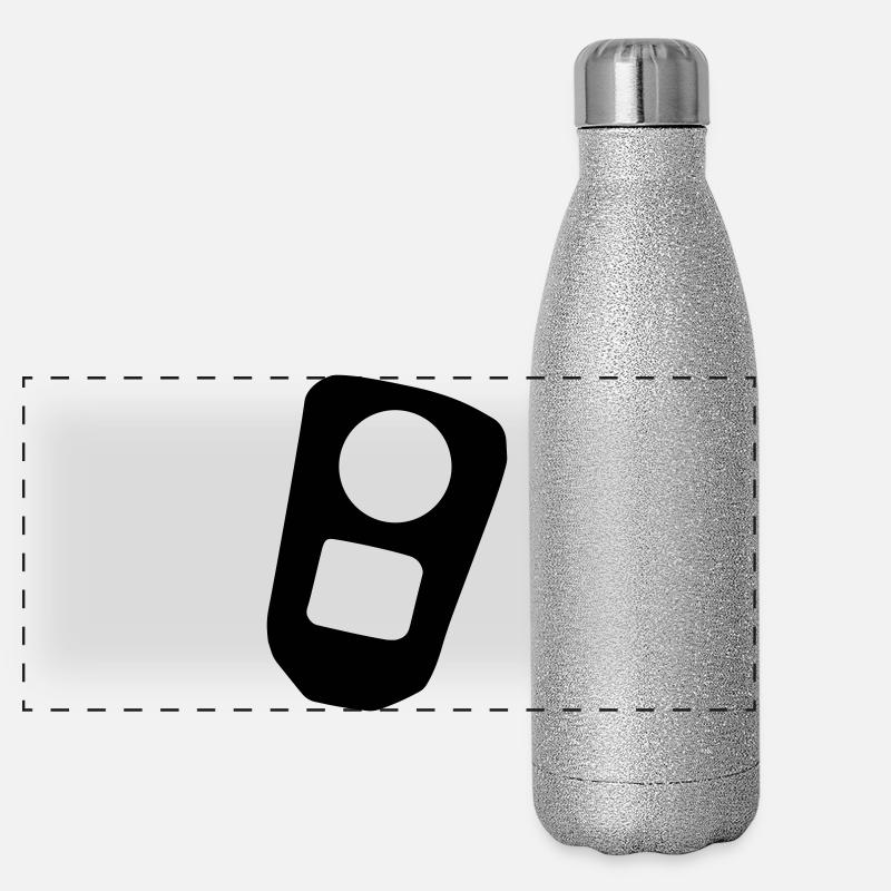 Boîte à rabat Gourde isotherme panoramique pailletée 500 ml