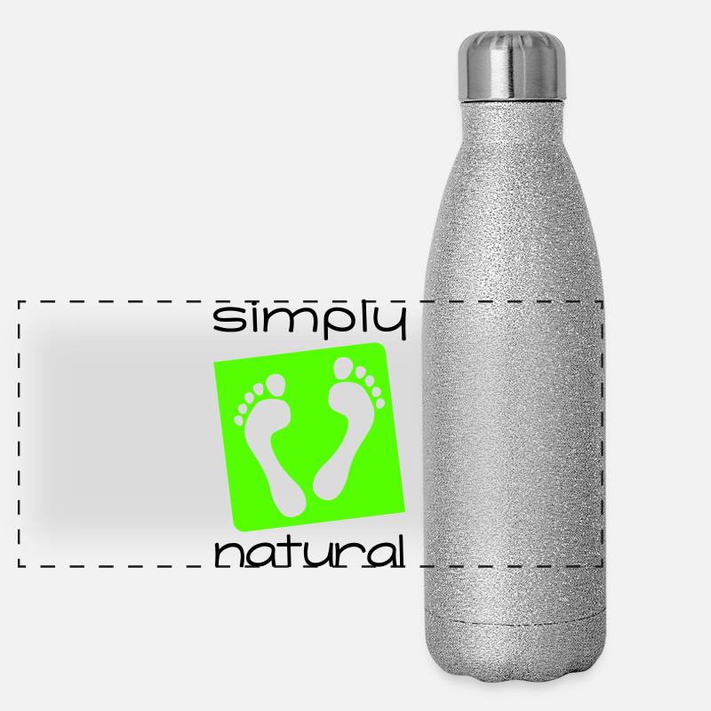 Simplement pieds nus | simplement pieds nus tout simplement naturel 2C Gourde isotherme panoramique pailletée 500 ml