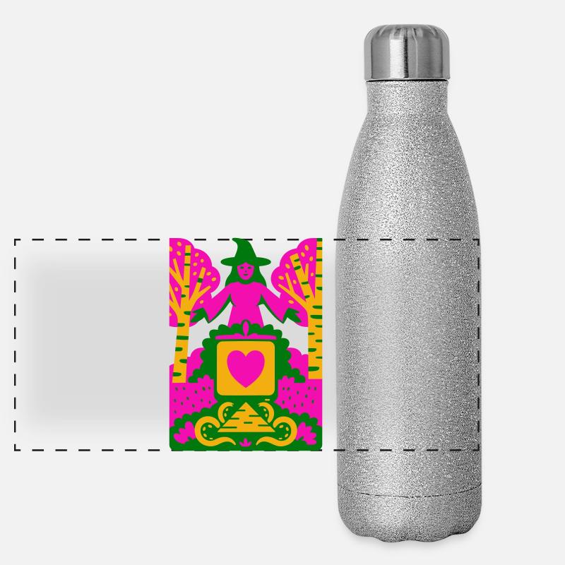 Wicca Cult Panorama Glitzer Isolierflasche 500 ml