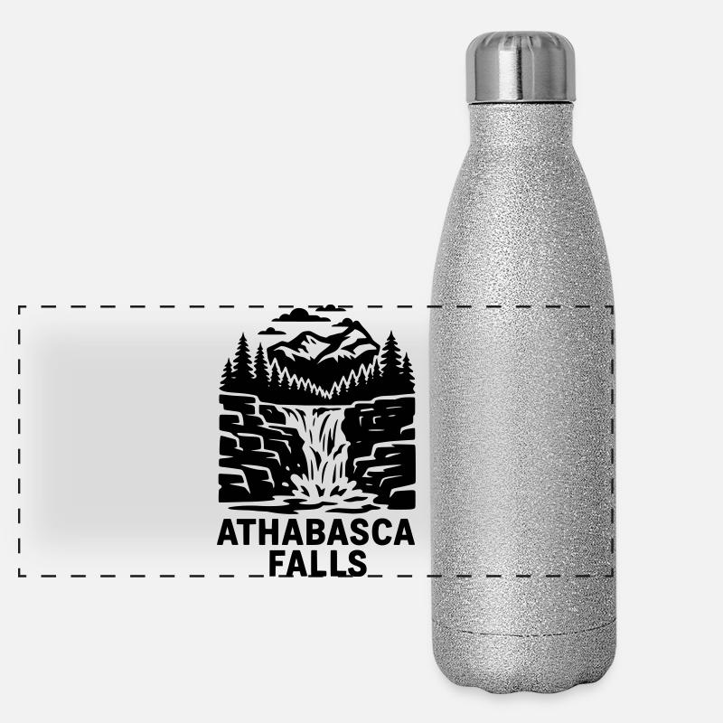 Chutes Athabasca Gourde isotherme panoramique pailletée 500 ml