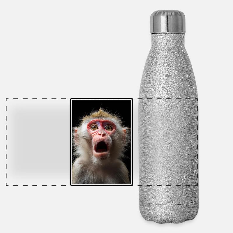 Macaque Macaque Gourde isotherme panoramique pailletée 500 ml