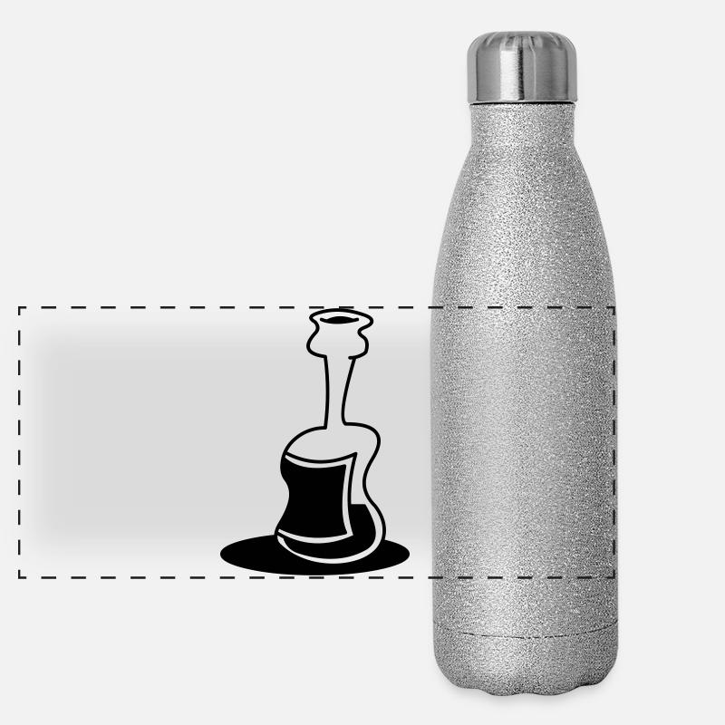 Flasche Panorama Glitzer Isolierflasche 500 ml