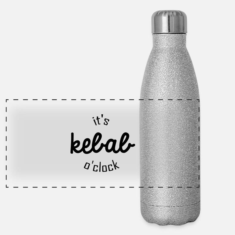 It's kebab o clock Gourde isotherme panoramique pailletée 500 ml