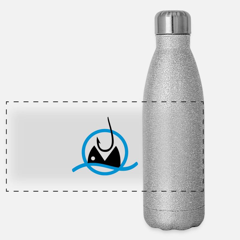 Angelsport Panorama Glitzer Isolierflasche 500 ml