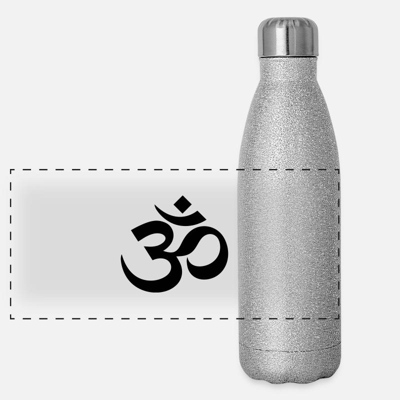 aum_om5x5 Panorama Glitzer Isolierflasche 500 ml