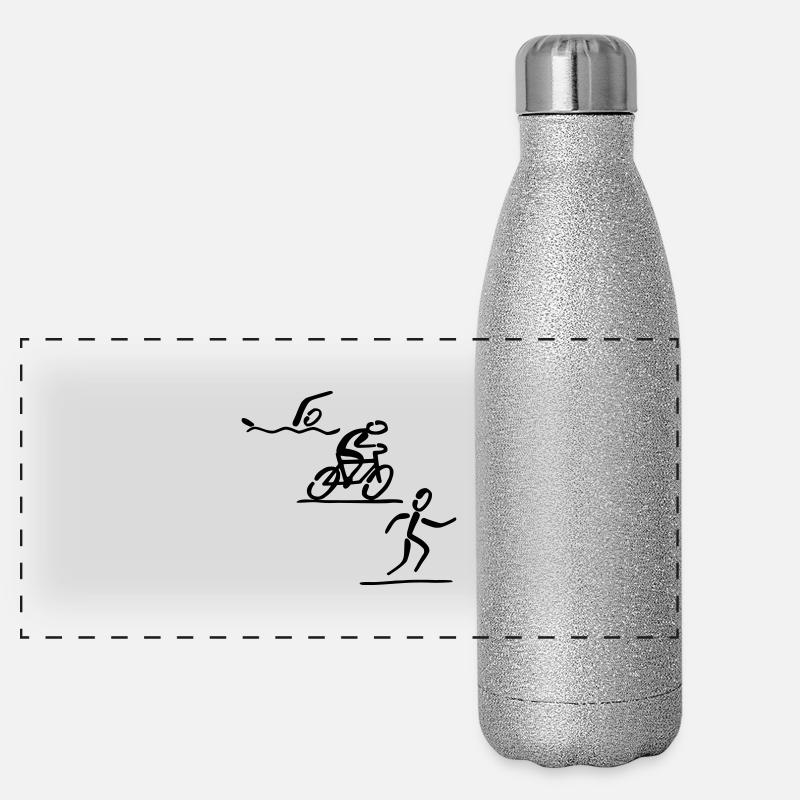 triatlon Gourde isotherme panoramique pailletée 500 ml