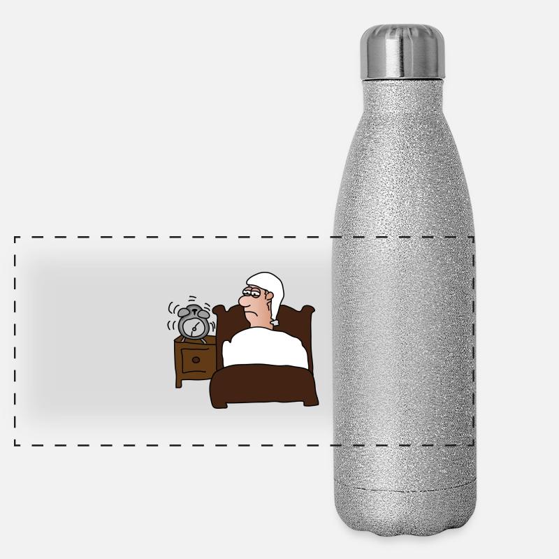 Morgenmuffel Panorama Glitzer Isolierflasche 500 ml