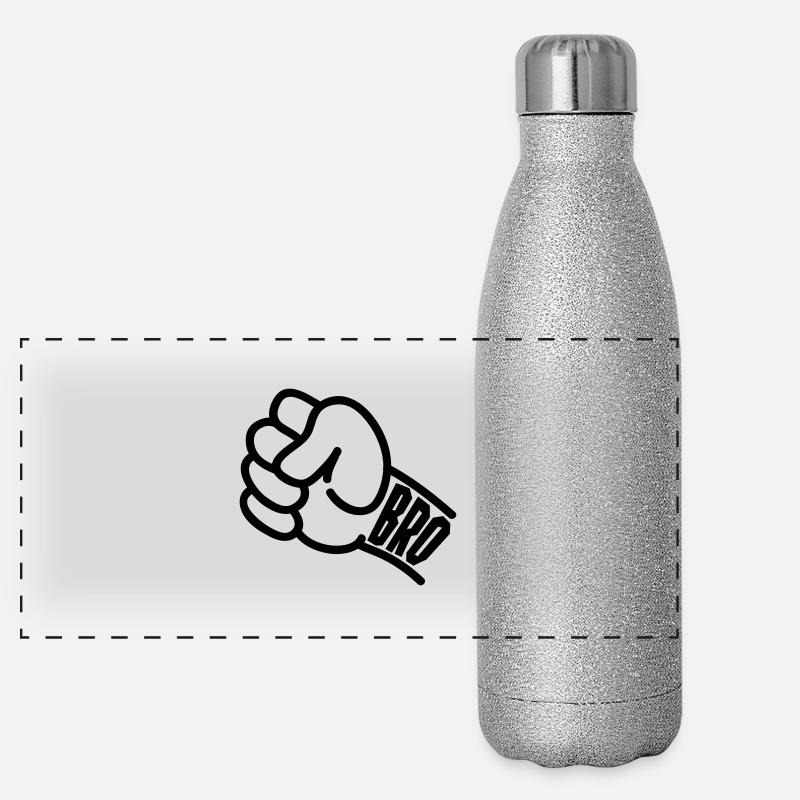 Bro Gourde isotherme panoramique pailletée 500 ml