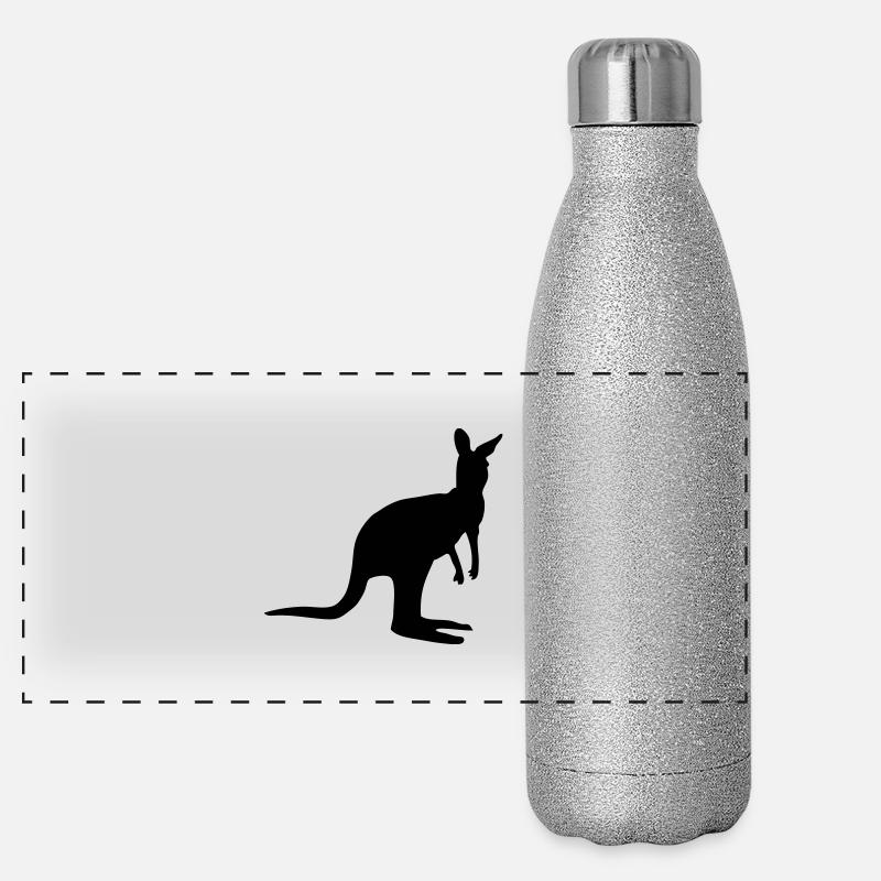 kangaroo Panoramic Glitter Thermal Bottle 500 ml