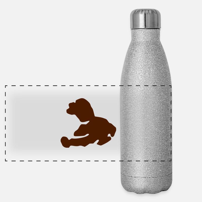 mull, scotland Panoramic Glitter Thermal Bottle 500 ml