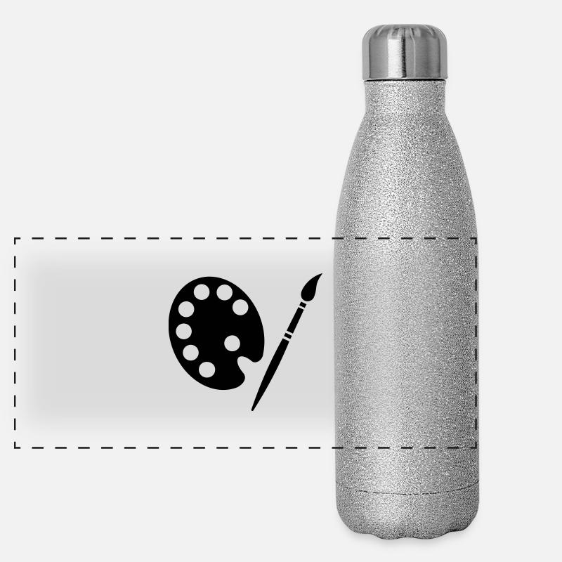 Pinsel Panorama Glitzer Isolierflasche 500 ml