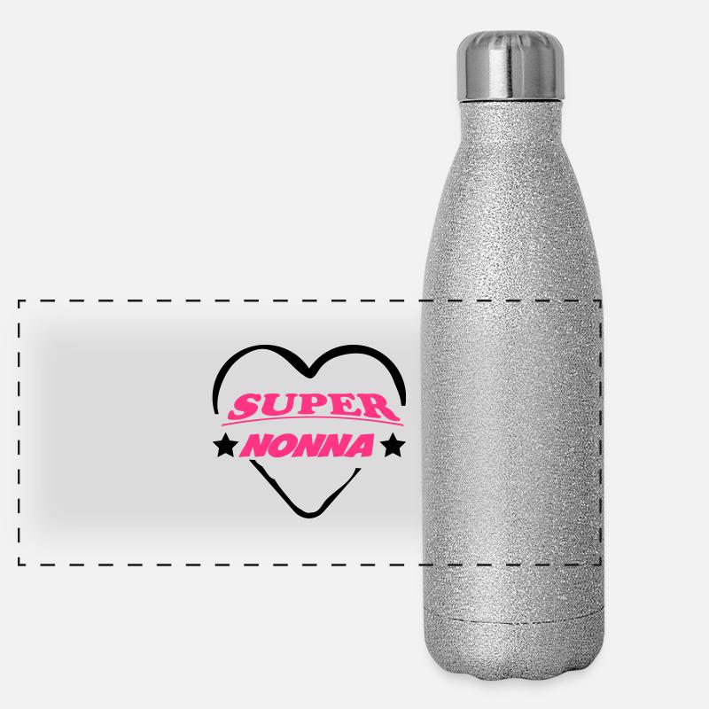 Super nonna 111 Panorama Glitzer Isolierflasche 500 ml