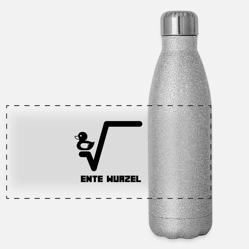 Ente Wurzel Panorama Glitzer Isolierflasche 500 ml