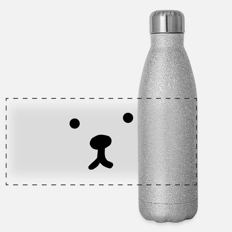 Bärchen Panorama Glitzer Isolierflasche 500 ml