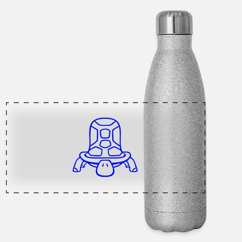 Turtle cute cute big turtle shell Panoramic Glitter Thermal Bottle 500 ml