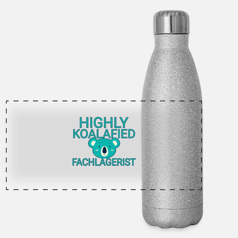 Magasinier Koalafied Gourde isotherme panoramique pailletée 500 ml