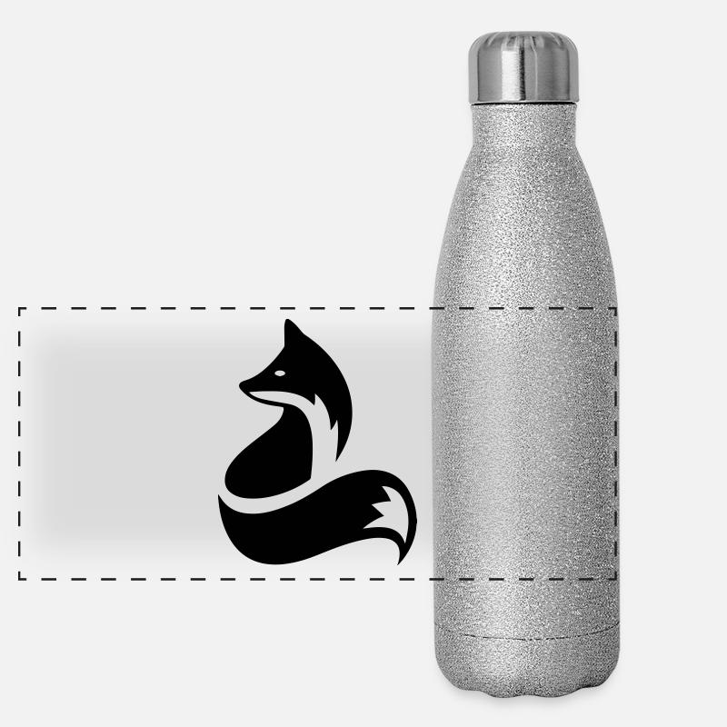 Fuchs Panorama Glitzer Isolierflasche 500 ml